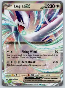 Lugia ex Classic Collection Trading Card Game Classic 017/034 NM - Image 1