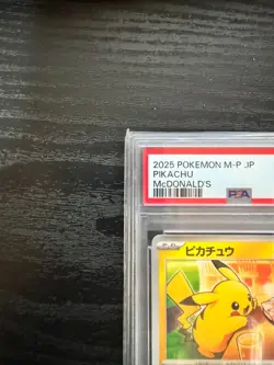 PSA 10 Pikachu 020/M-P McDonald's Happy Set Promo 2025 Pokemon Card Japanese - Image 3