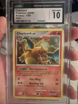 Charizards Arceus Pokemon Card Holo CGC 10 Pop 12!!! 2009 English 1/99 - Image 1