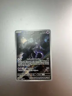Pokemon 151 Mewtwo 052 Scarlet & Violet UPC Black Star Promo Card Holo - Image 1