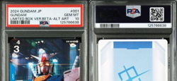 Gundam TCG Ver.β Beta 001 LR+ Alt Art Limited Box Japan Promo Card PSA 10 - Image 2