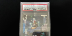 Gundam TCG Ver.β Beta 001 LR+ Alt Art Limited Box Japan Promo Card PSA 10 - Image 3