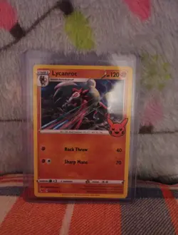2020 Stage 1 Lycanroc Evolves For Rockruff Pokemon Trading Card Game - Image 1