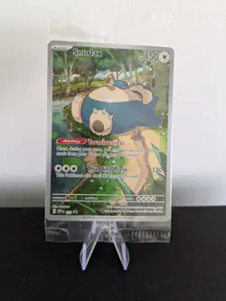 Pokemon TCG Snorlax SVPO51 Holo 151 ETB Promo Card NM Sealed - Image 1