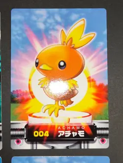 Mudkip Torchic 4 Pokemon Card Zukan Carddass Advanced Generation Japan lot eb147 - Image 2