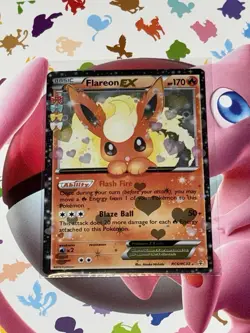 Pokemon Flareon EX Card RC6-32 Generations: Radiant Collection ENGLISH Mint - Image 1