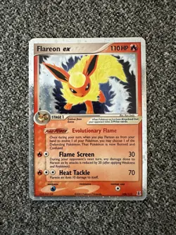 Flareon EX Holo Rare Card 108/113 Delta Species LP Pokemon TCG - Image 1