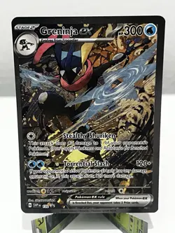 Greninja EX 132 Scarlet & Violet Promo Holo Card (NM Condition) - Image 1