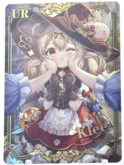 Goddess Story: Klee UR 2M11UR-01 Anime Waifu CCG Trading Card - Image 1