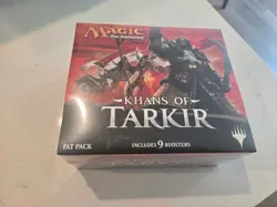 Magic The Gathering Khans of Tarkir Fat Pack NEW and Factory SEALED MTG NM - Image 1