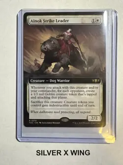 Ainok Strike Leader Extended Art x1, MTG, Tarkir: Dragonstorm, TDM, NM - Image 1