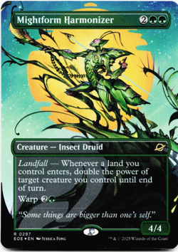 Mightform Harmonizer (Borderless) - FOIL - Edge of Eternities - MTG NM/M 🌳🌳 - Image 3