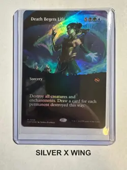Death Begets Life Borderless Foil x1, MTG, Tarkir: Dragonstorm, TDM, NM - Image 1