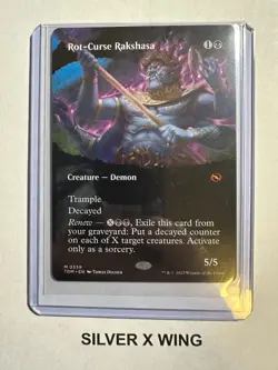 Rot-Curse Rakshasa Borderless x1, MTG, Tarkir: Dragonstorm, TDM, NM - Image 1