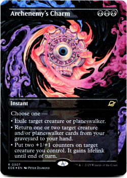 Archenemy's Charm (Borderless) - FOIL - [Edge of Eternities] MTG Magic NM/M 💀 - Image 3