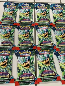 Lot of 12 Pokemon Scarlet and Violet Twilight Masquerade Sleeved Booster Packs!! - Image 2