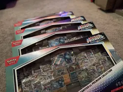 2 x Sealed Pokemon Prismatic Evolutions Sam’s Club Lucario & Tyranitar EX Box 🔥 - Image 3
