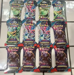 Lot of 12 Pokemon Scarlet and Violet Twilight Masquerade Sleeved Booster Packs - Image 1