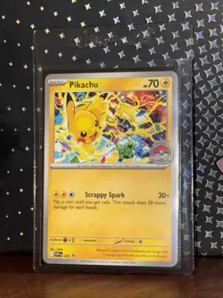 Pokemon TCG Scarlet & Violet Pikachu Promo 2025 World Championships SVP EN #225 - Image 1