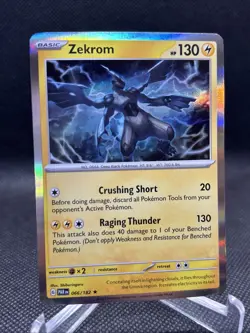 Zekrom 066/182 - Pokemon TCG Paradox Rift (2023) - Near Mint (NM) - Holo Rare - Image 1