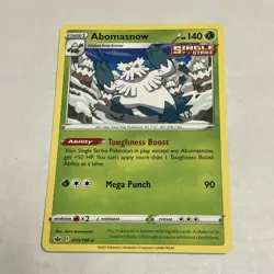 Abomasnow Rare - 010/198 - Chilling Reign Pokemon 2021 - Image 1