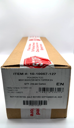 Pokemon TCG Mega Evolution Enhanced Booster Box Factory Sealed Case - Image 1