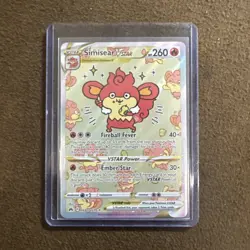 NM-Mint Simisear VSTAR - GG37/GG70 - Ultra Rare Pokemon Crown Zenith - Image 1