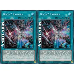 DOOMZ RAIDERS 2x (Predoni Doomz) • Super R • DOOD EN057 • 1Ed • Yugioh ANDYCARDS - Image 1