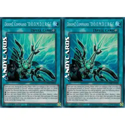 DOOMZ COMMAND D.O.O.M.D.U.R.G. 2x (Comando) Super R • DOOD EN058 • 1Ed • Yugioh! - Image 1