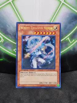 Yugioh White Dragon Ninja ORCS-EN084 Secret Rare 1st Edition NM - Image 1