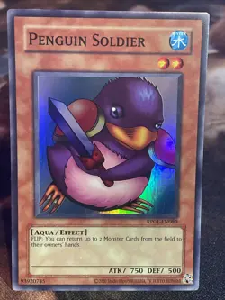 (RP01) Yugioh! TCG - 'Penguin Soldier' - RP01-EN089. Super Reprint NM - Image 2