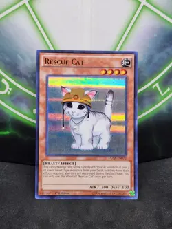 Yugioh Rescue Cat DUSA-EN072 Ultra Rare 1st Edition NM - Image 1