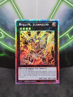 Yugioh Bujintei Susanowo CT11-EN002 Platinum Secret Rare NM - Image 1