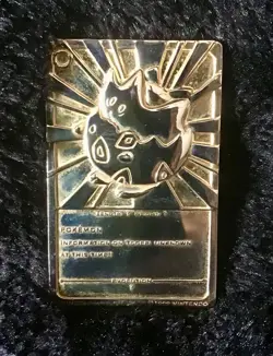 1999 Nintendo Limited Edition 23 Karat Gold Plated TOGEPI Pokemon Card Burger K. - Image 2