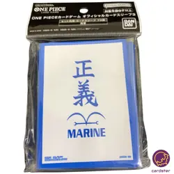 Justice 70 Sleeves ONE PIECE Card Game Official Item Ver. 3 Bandai Japan - Image 1