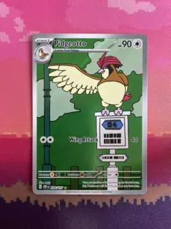 Pokemon Card Pidgeotto 208/197 Obsidian Flames Illustration Rare Near Mint - Image 1