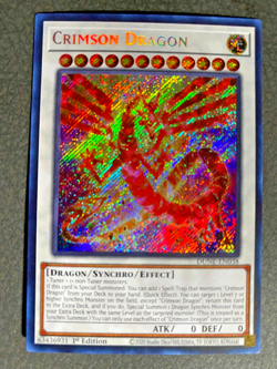 Crimson Dragon DUNE-EN038 Secret Rare 1st Edition Near Mint Yu-Gi-Oh Card - Image 1