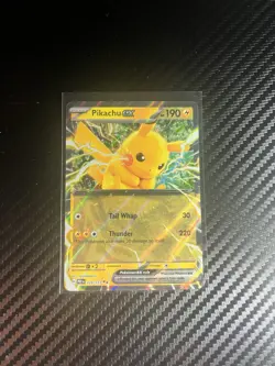Pokemon TCG Pikachu EX Double Rare Holo Card Prismatic Evolutions MC - Image 1