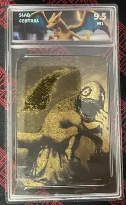 Pokemon Charmander Zombie Fan art Card Graded 9.5 Slab Central - Image 1