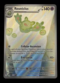 Pokemon Reuniclus Holo TCG Promo Card 212 Scarlet Violet BB/WF - Image 1