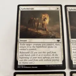 Ephemerate x4 Modern Horizons NM Condition see front and back pics - Image 2