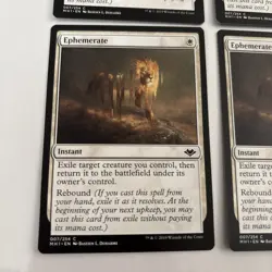 Ephemerate x4 Modern Horizons NM Condition see front and back pics - Image 4