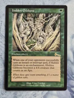 Hidden Gibbons - Urza's Legacy - Magic the Gathering - MTG - Light Play - Image 1