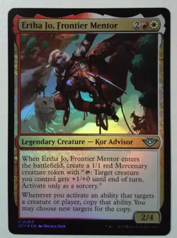 4x FOIL Ertha Jo Frontier Mentor - Outlaws at Thunder Junction OTJ - NM - Image 1
