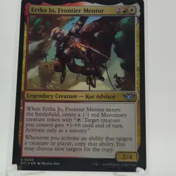 Ertha Jo, Frontier Mentor FOIL Magic MtG x1 OTJ Outlaws of Thunder Junction - Image 1