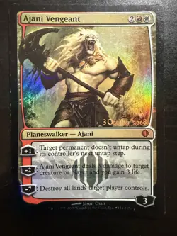 Ajani Vengeant 154 - P - Launch Party & Release Event Promos - Foil - MTG - LP - Image 1