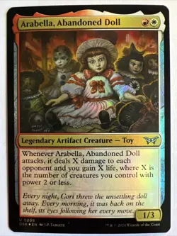Arabella, Abandoned Doll FOIL / Magic MTG / Duskmourn House of Horror - NM - Image 1