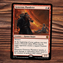 Generous Plunderer - NM - Outlaws of Thunder Junction - Magic the Gathering - Image 1
