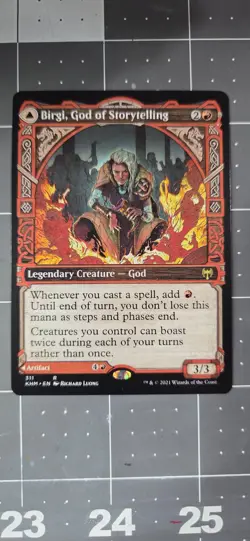 Birgi, God of Storytelling (Showcase) Kaldheim Regular - Image 1