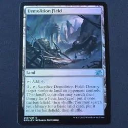 Demolition Field FOIL 260 MTG The Brothers' War (BRO) Uncommon NM - Image 1